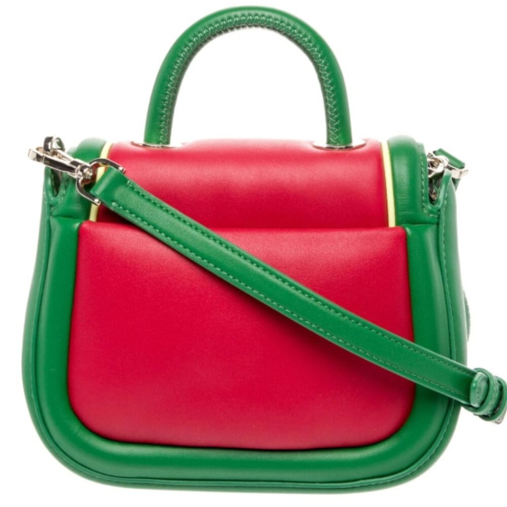 Kate Spade Puffy Watermelon Mini Top Handle bag with crossbody strap - Picture 16 of 17